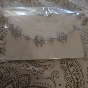 Sparkling Silver Tone Bracelet